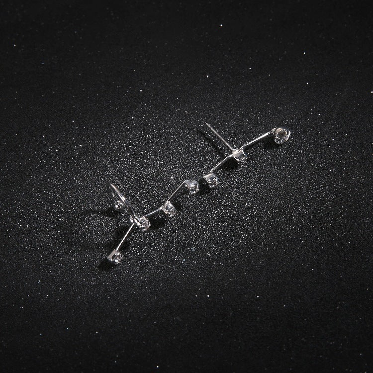 Big Dipper Rhinestone Ear Clips