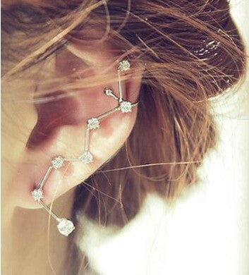 Big Dipper Rhinestone Ear Clips