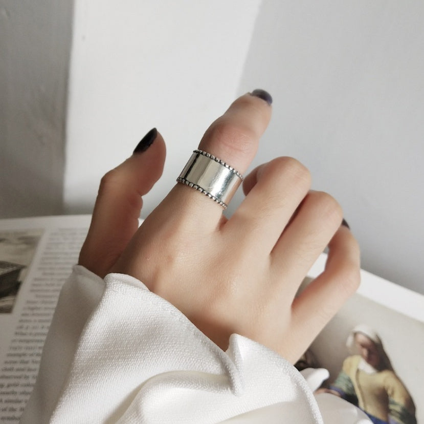 Sterling Silver Trendy Ring