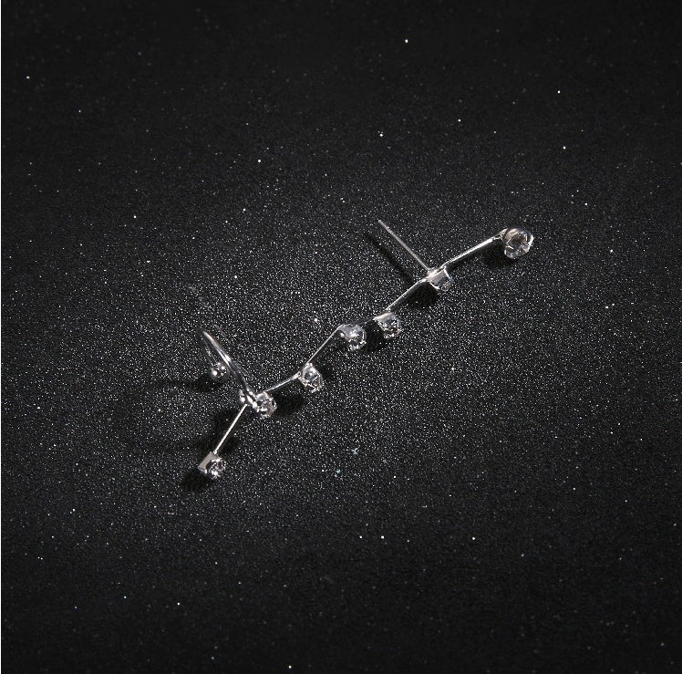 Big Dipper Rhinestone Ear Clips