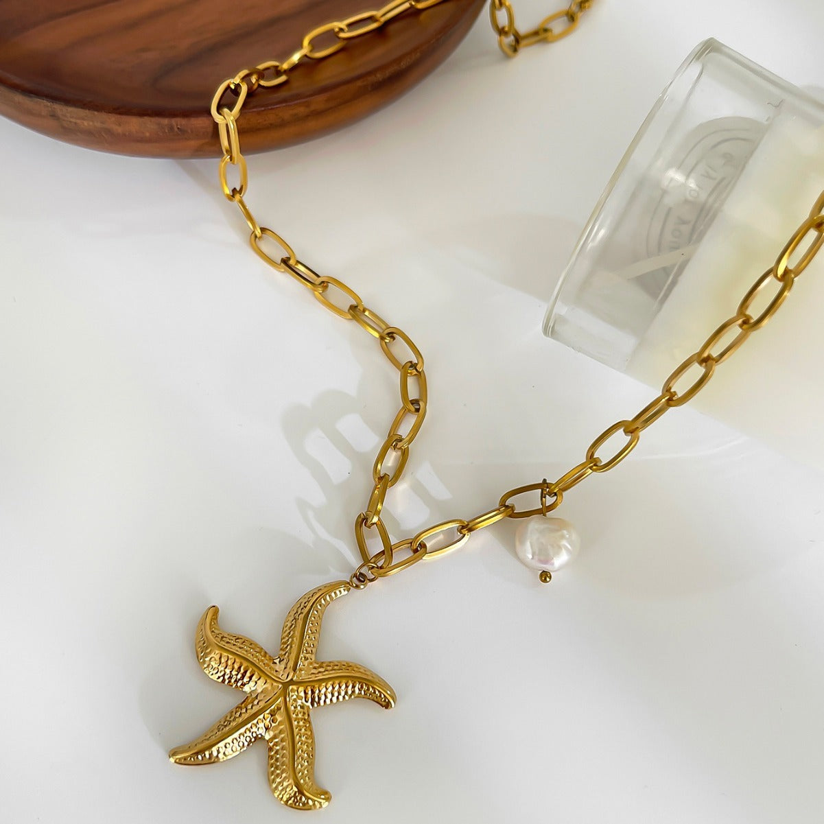 Ocean Wind Series Starfish Pendant