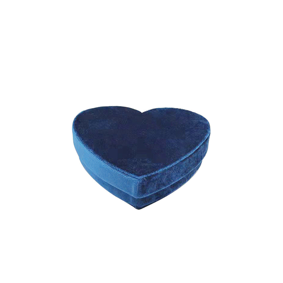 Heart-shaped Velvet Jewellery Box