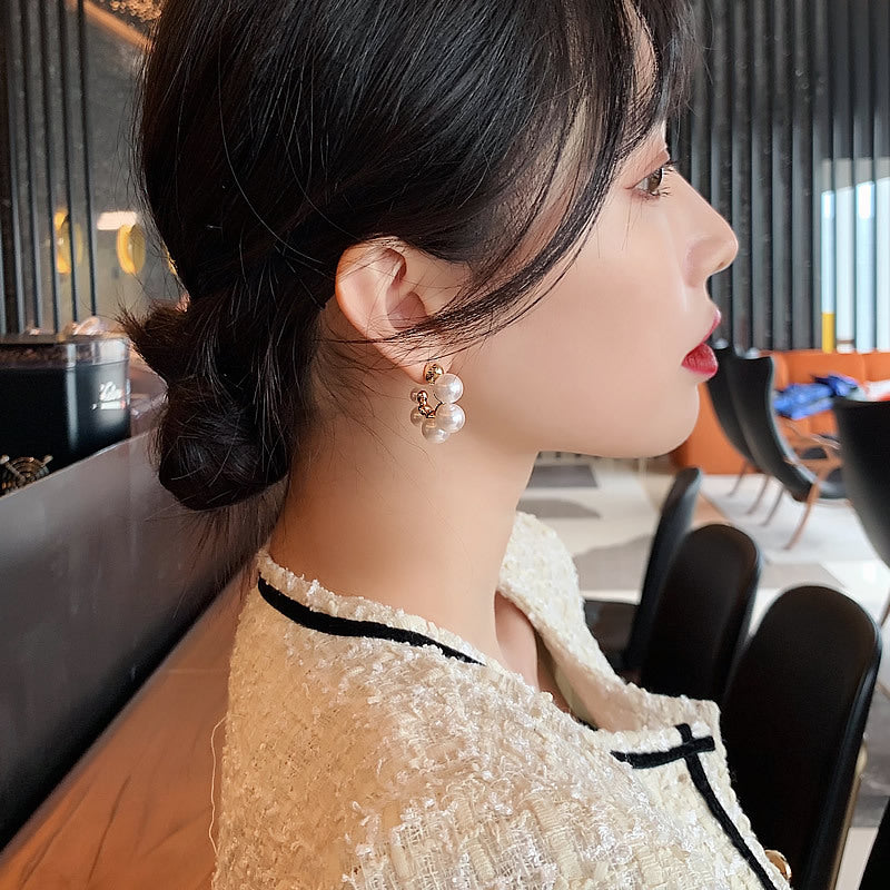 Korean Style Pearl Earrings