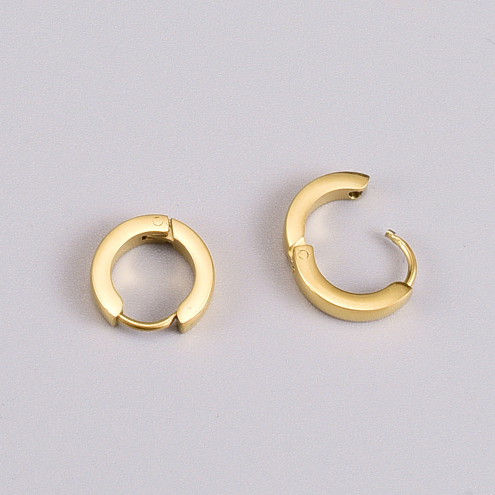 18K Gold Plated Titanium Steel Women's Earrings