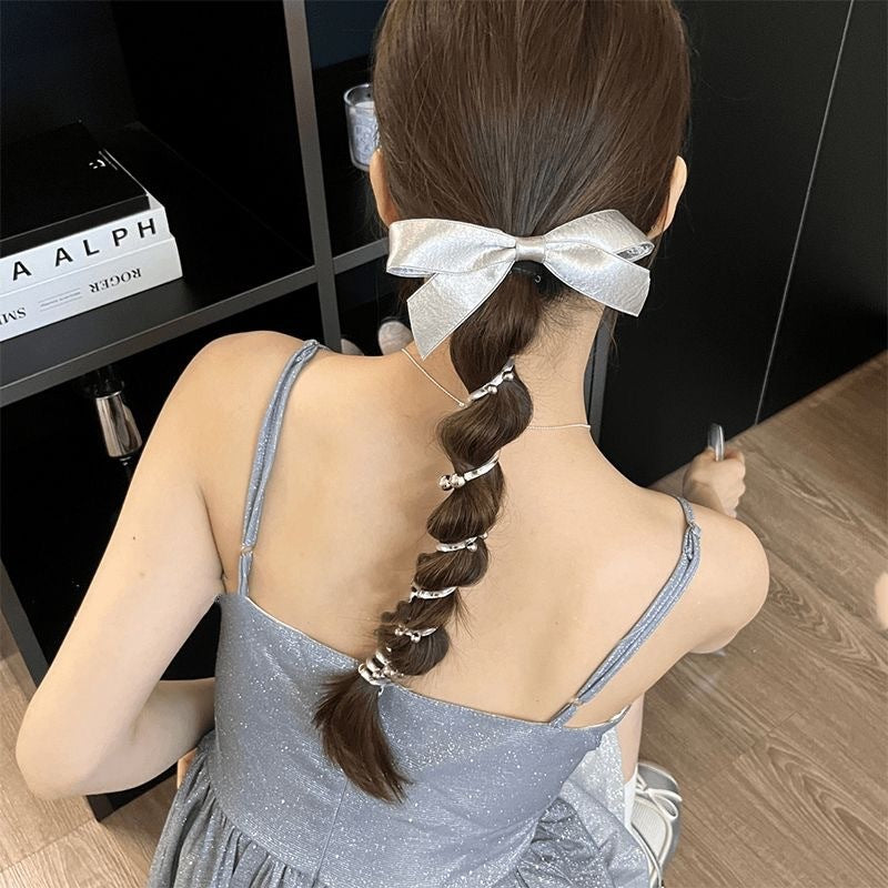 Bow Phone Line Hair Ring Durable Headband