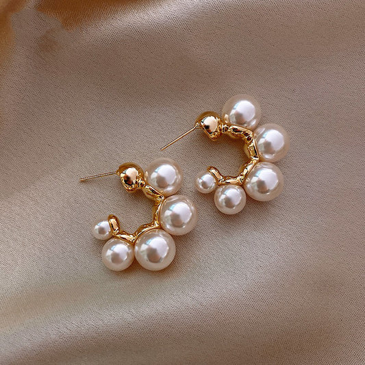 Korean Style Pearl Earrings