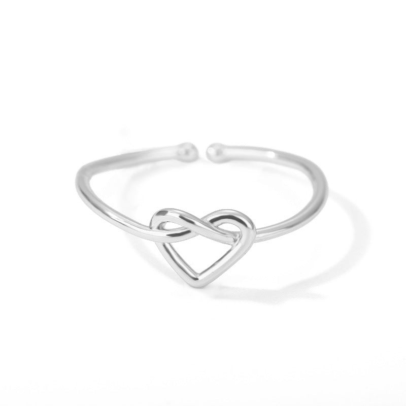 18K Gold Love Heart-shaped Ring