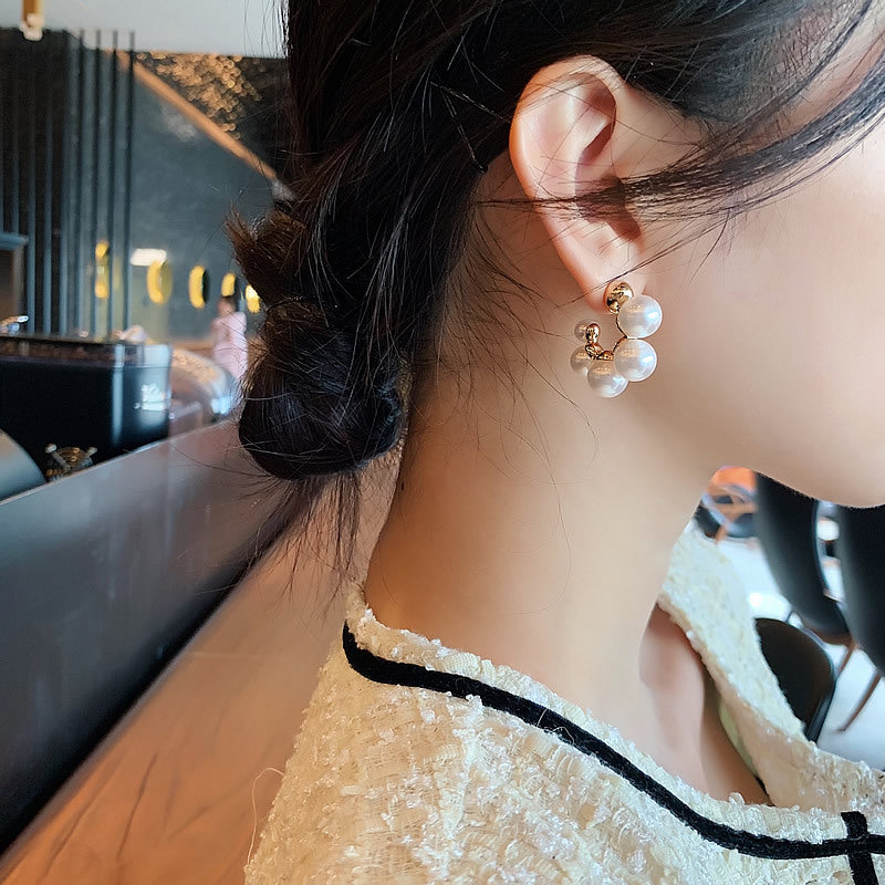 Korean Style Pearl Earrings