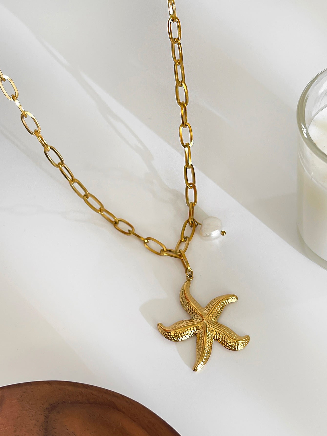 Ocean Wind Series Starfish Pendant