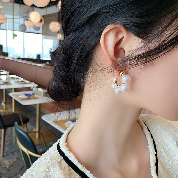 Korean Style Pearl Earrings