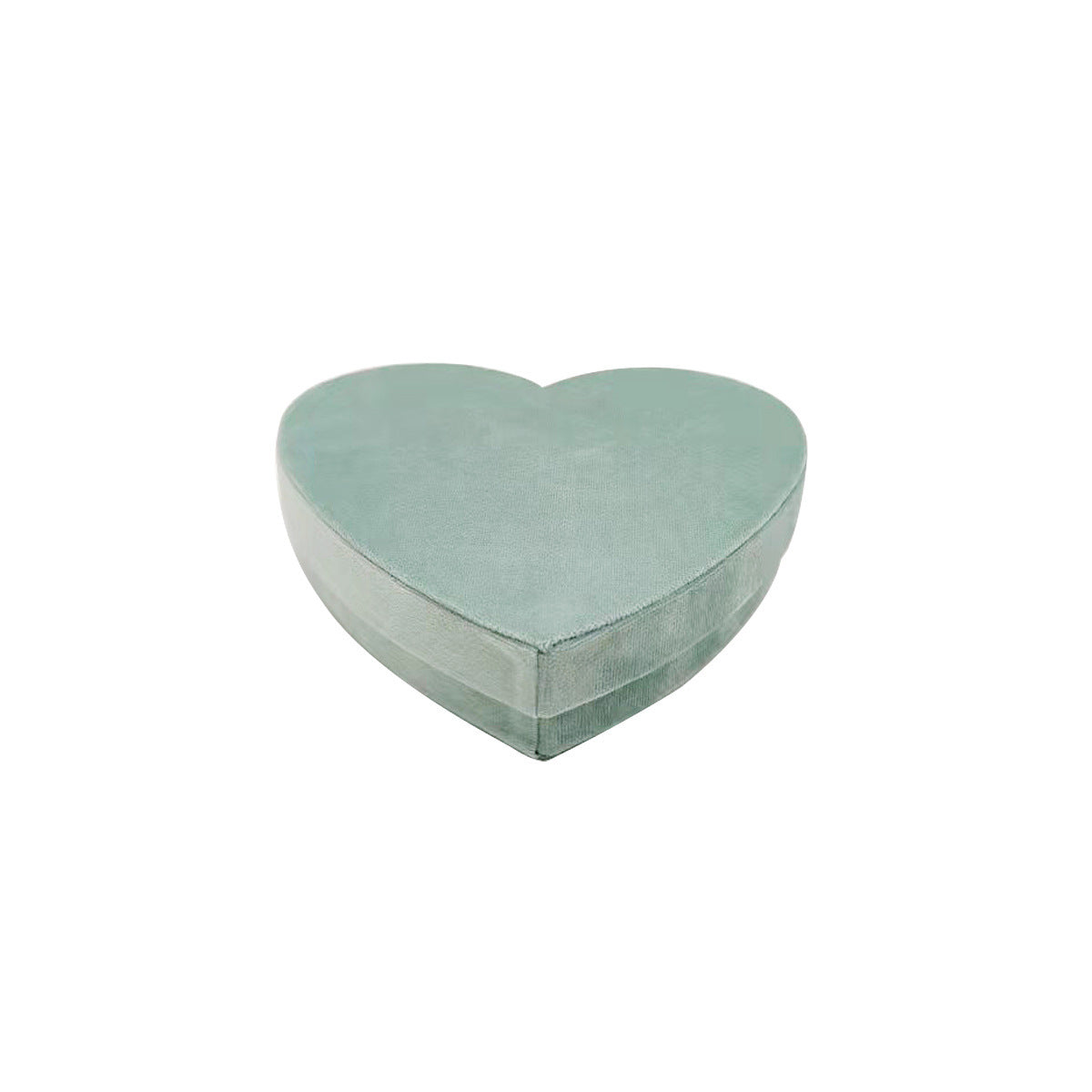 Heart-shaped Velvet Jewellery Box