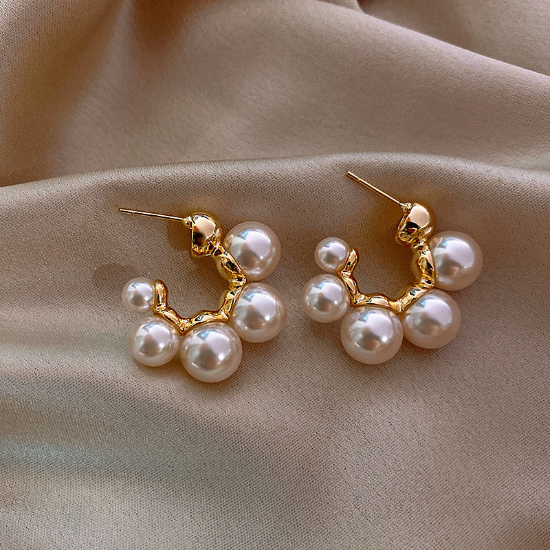 Korean Style Pearl Earrings