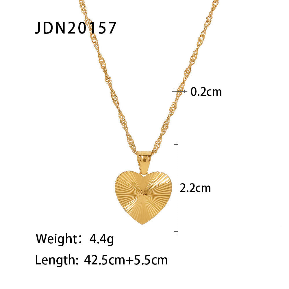 18K Stainless Steel Pendant Necklace