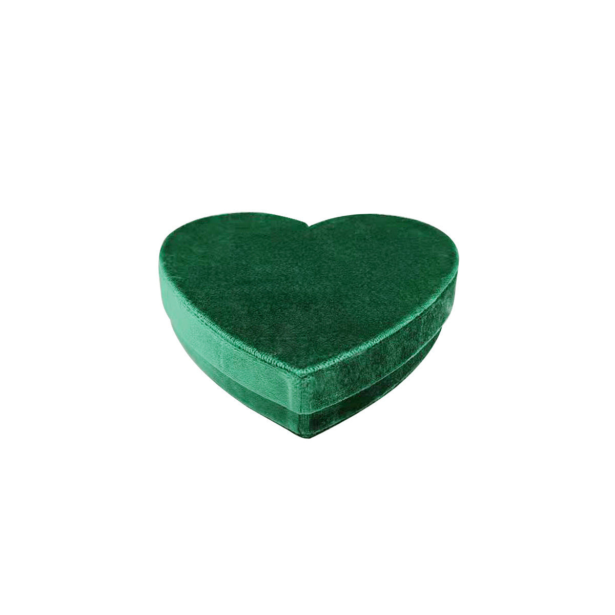 Heart-shaped Velvet Jewellery Box